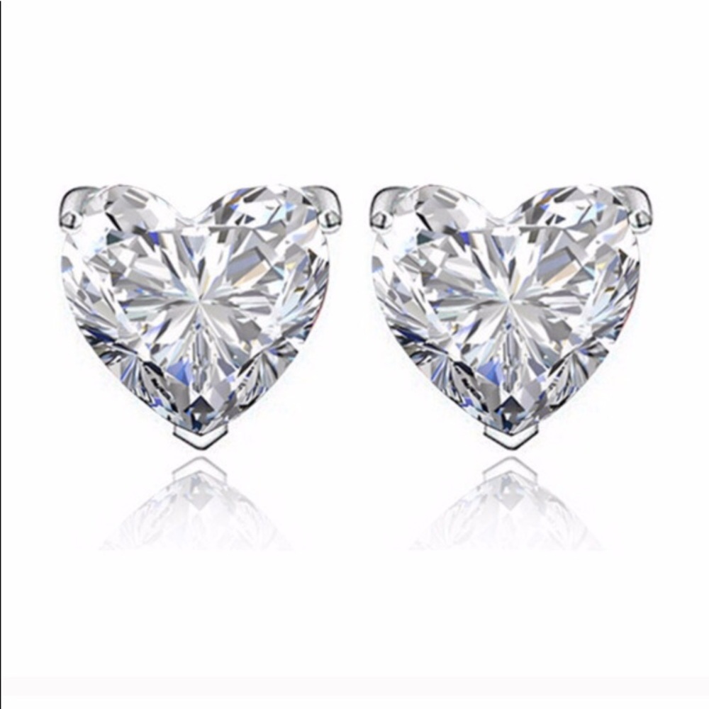 Swarovski Elements Heart Earrings